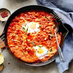 Beans With Eggs